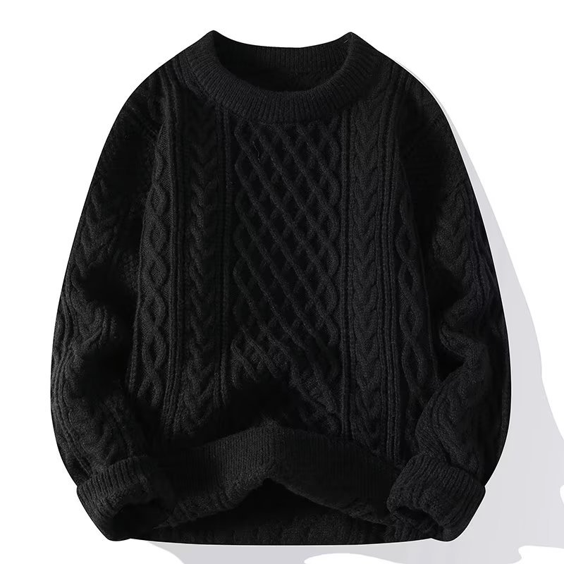 Amber - Women's Spring Structured Round Neck-Sweater