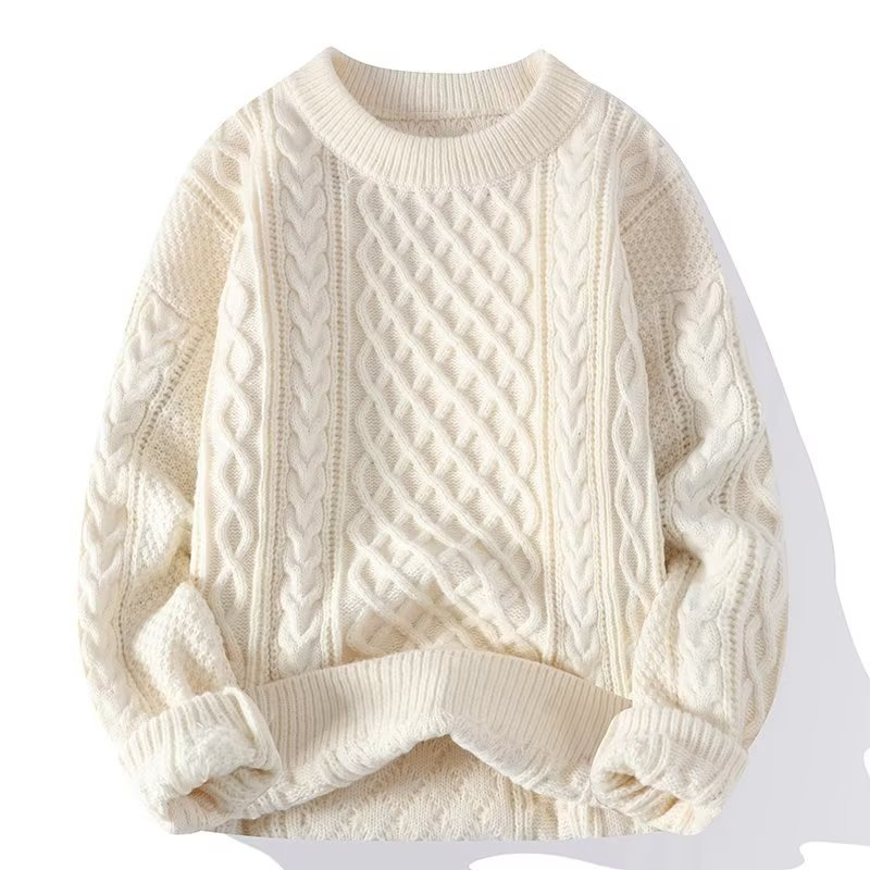 Amber - Women's Spring Structured Round Neck-Sweater