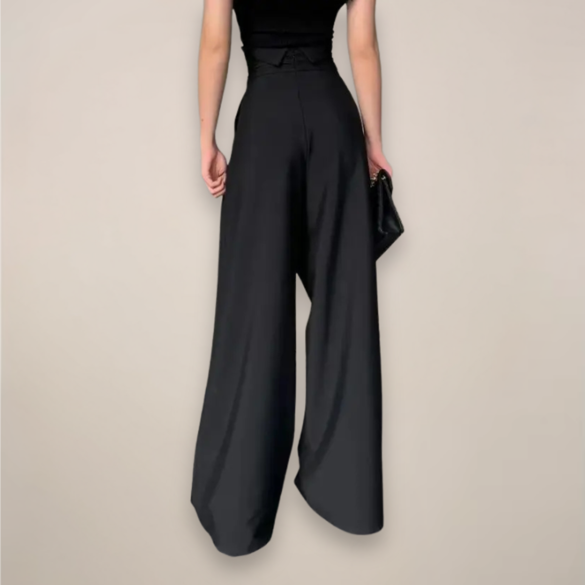 Ellie - Women's High-Waist Wide Trousers