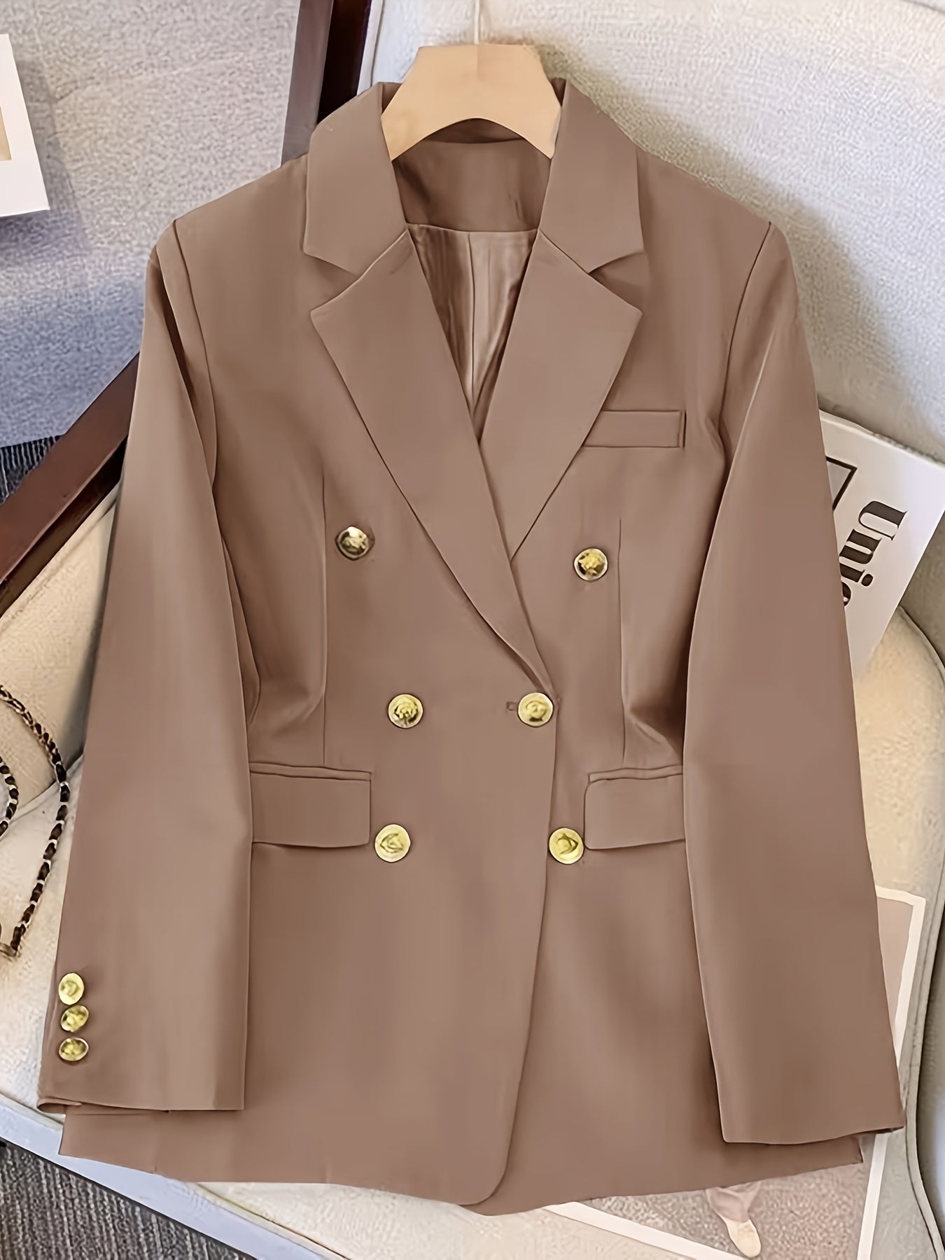 Valerie - Women's Tailored Double-Breasted Blazerjacke