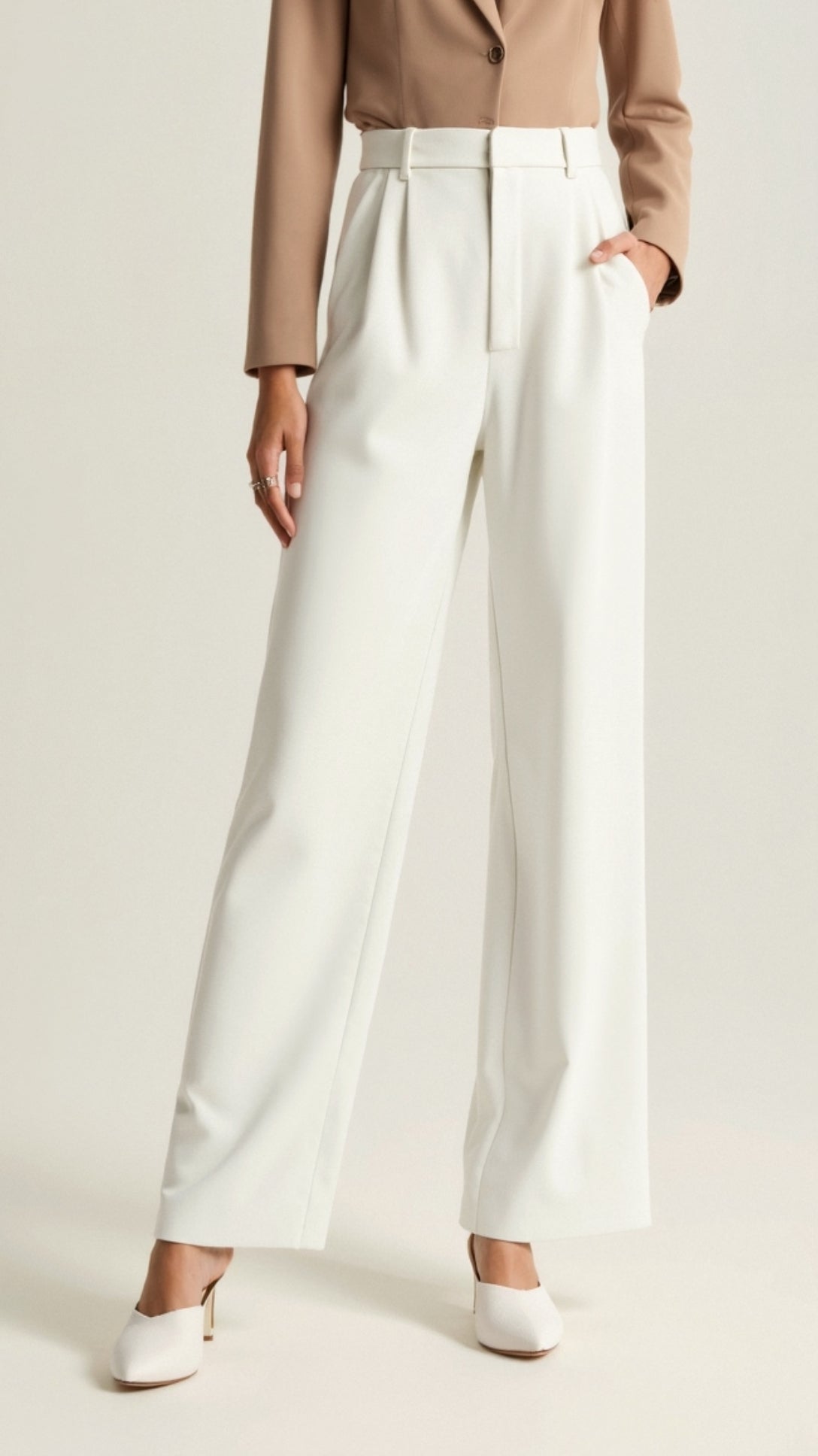 Lottie - Women's Spring High-Waist Wide Trousers