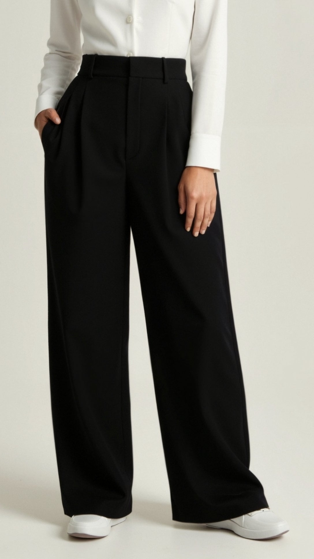 Lottie - Women's Spring High-Waist Wide Trousers