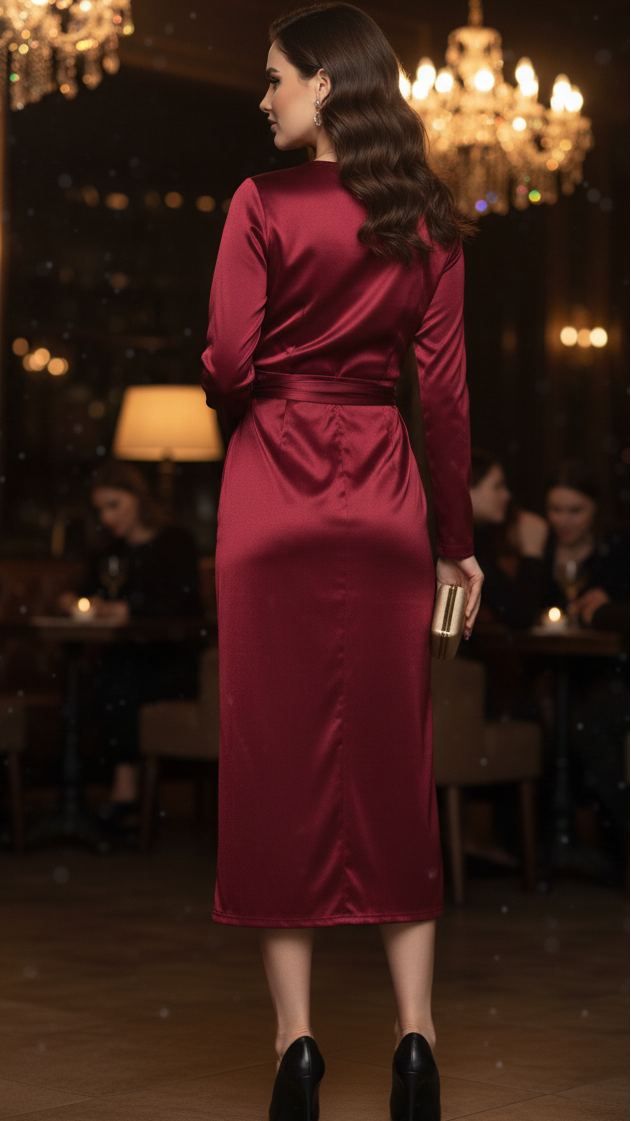 Victoria - Women's Spring-Wickel-Evening-Midi Dress
