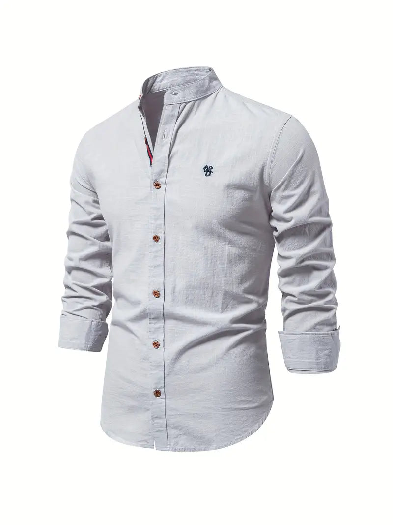 Laura - Men's Spring Casual Shirt with Buttons