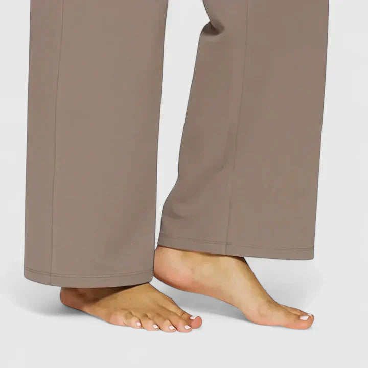Deborah - Women's Wide Lounge-Trousers with Stretchbund