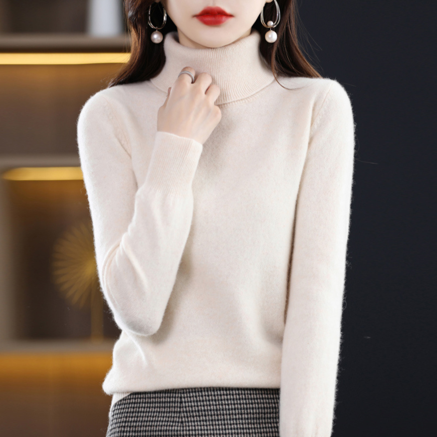Blake - Women's Spring Classic Turtleneck Sweater