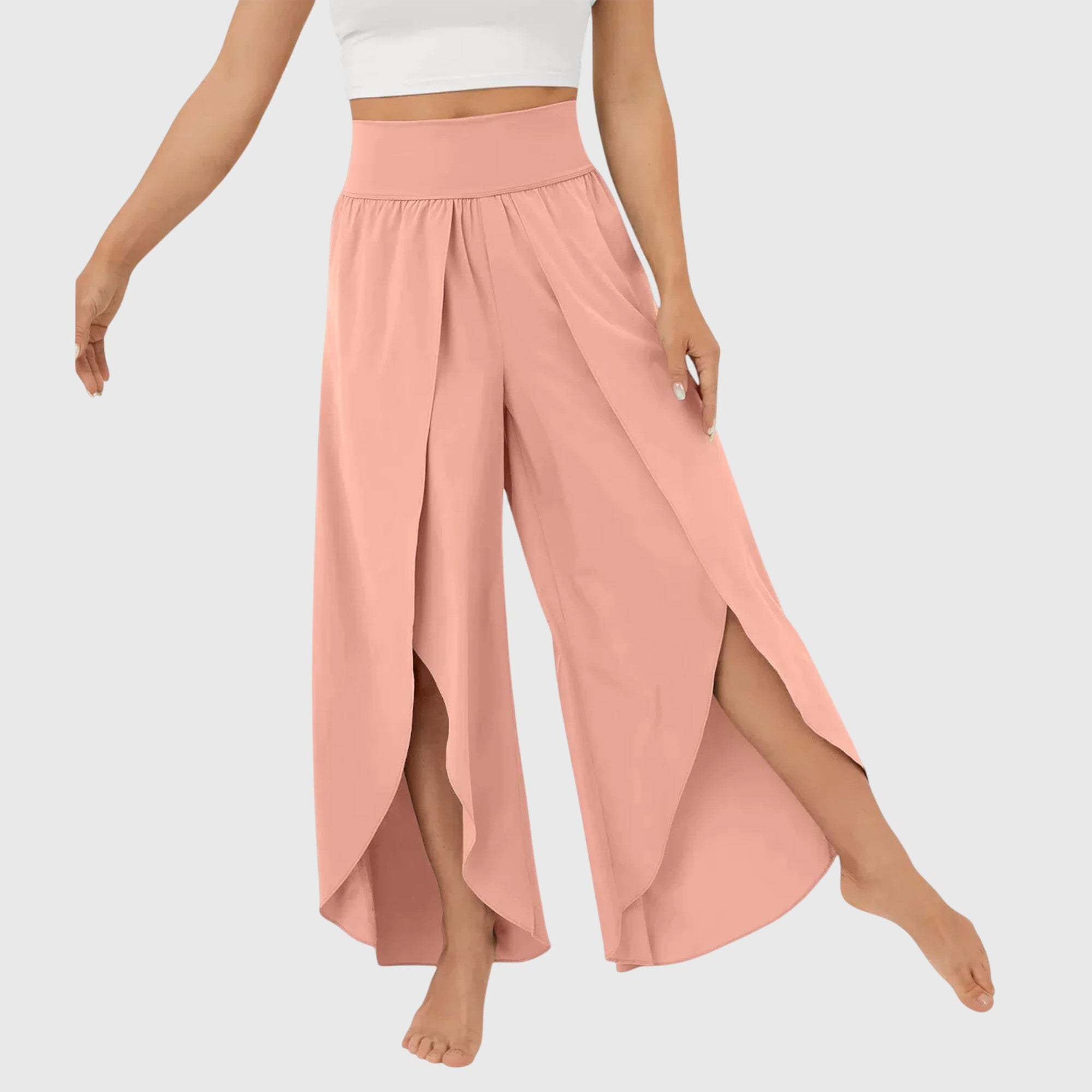 Pamela - Women's Wide geschnittene Boho-Trousers with Schlitzdesign