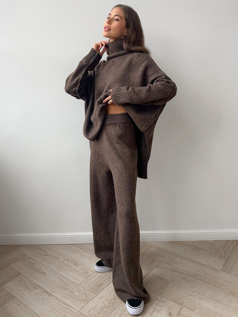 Eva - Women's Cosy Oversize Knit Sweater Lounge-Set