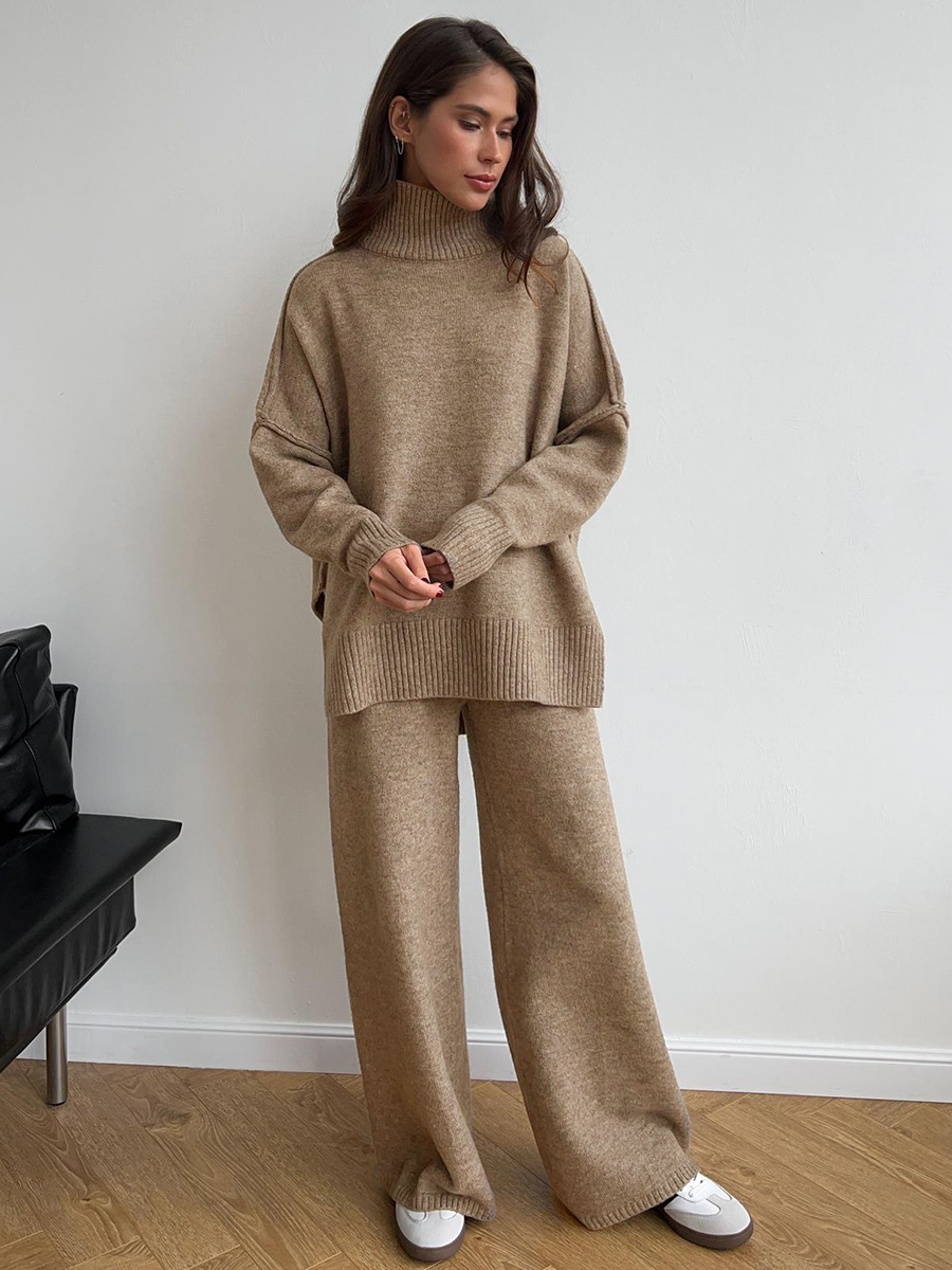 Eva - Women's Cosy Oversize Knit Sweater Lounge-Set