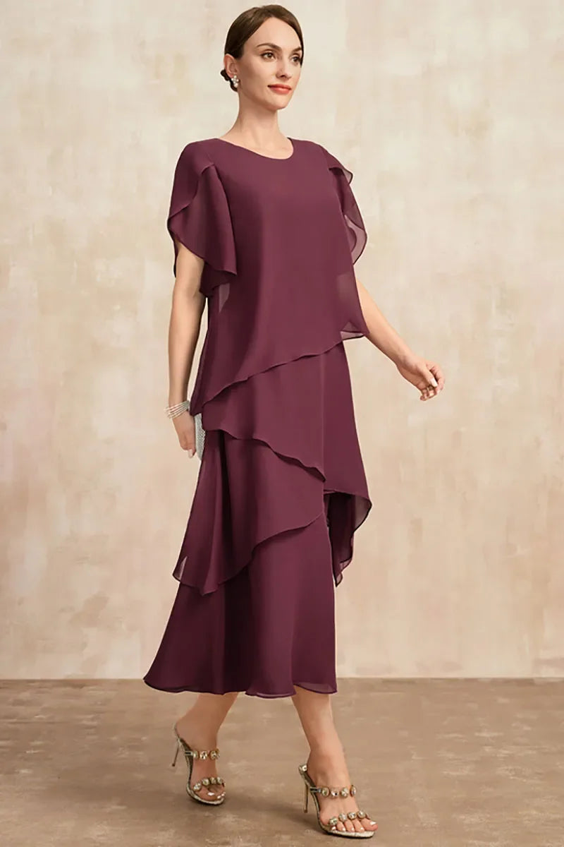 Molly - Women's Weiches Klassisches Chiffon Dress