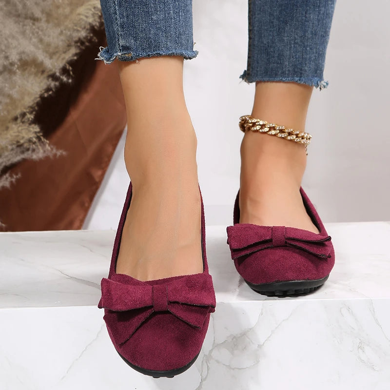 Iris - Women's Spring Ballerinas with Schleifen-Detail