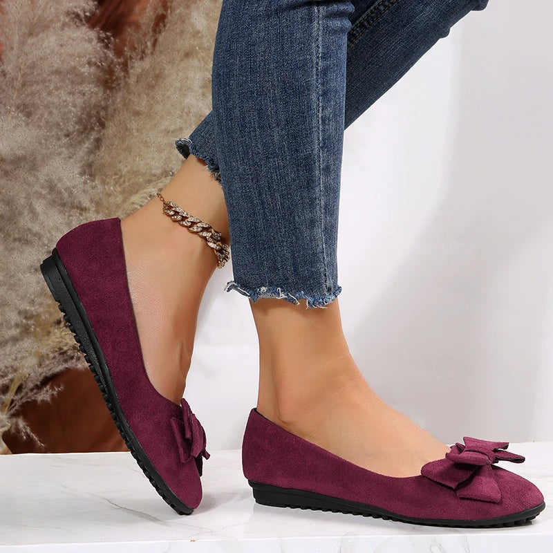 Iris - Women's Spring Ballerinas with Schleifen-Detail