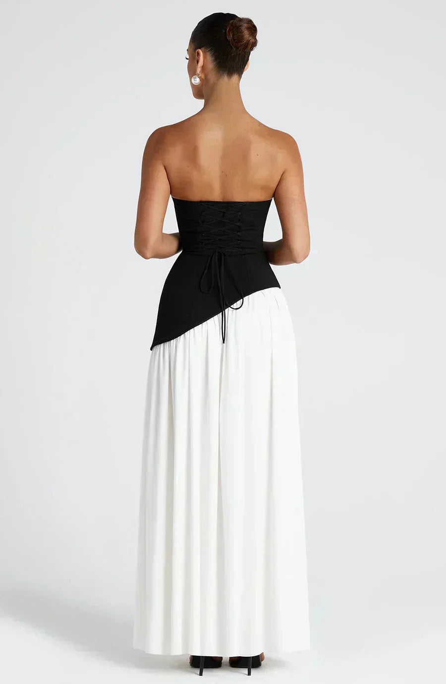 Judith - Women's Wedding Guest Asymmetrisches Maxi Dress