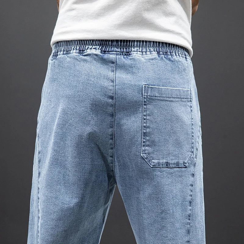 Ross - Men's Casual-Jeanshose in Jogger-Fit with Drawstring