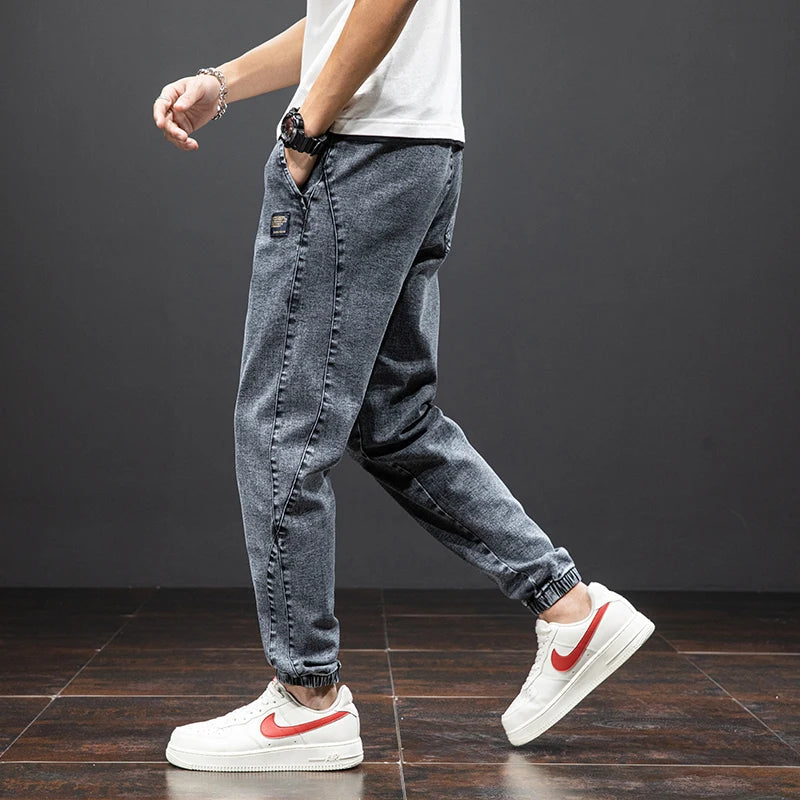 Ross - Men's Casual-Jeanshose in Jogger-Fit with Drawstring