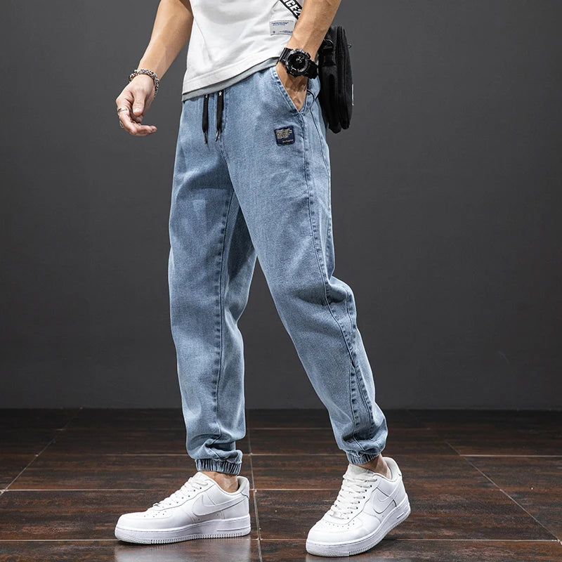 Ross - Men's Casual-Jeanshose in Jogger-Fit with Drawstring