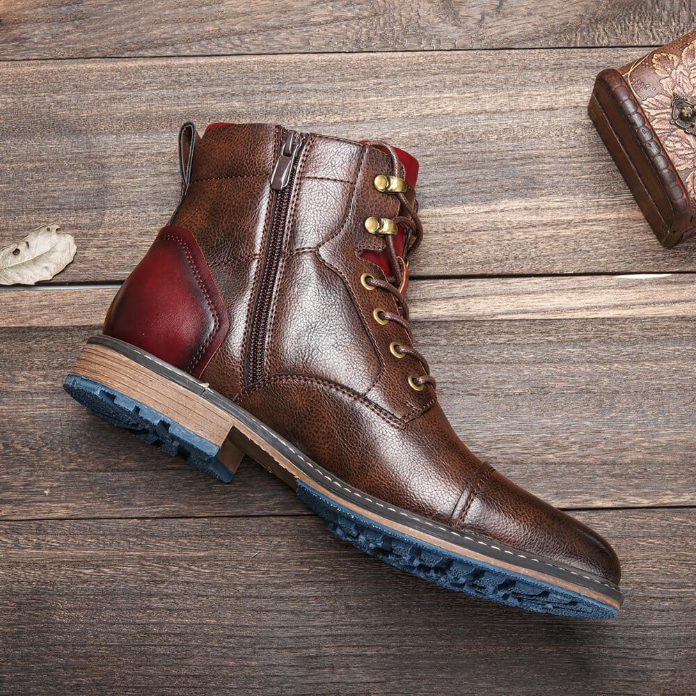 Casey - Men's Casual Lace-Up Ankle Boots