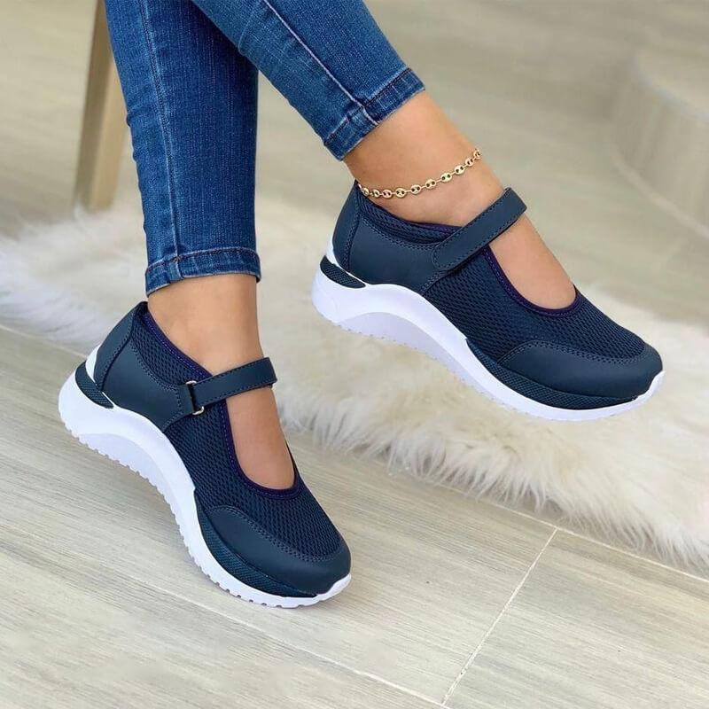 Beverley - Women's Mesh-Sneaker with Klettverschluss for Komfort
