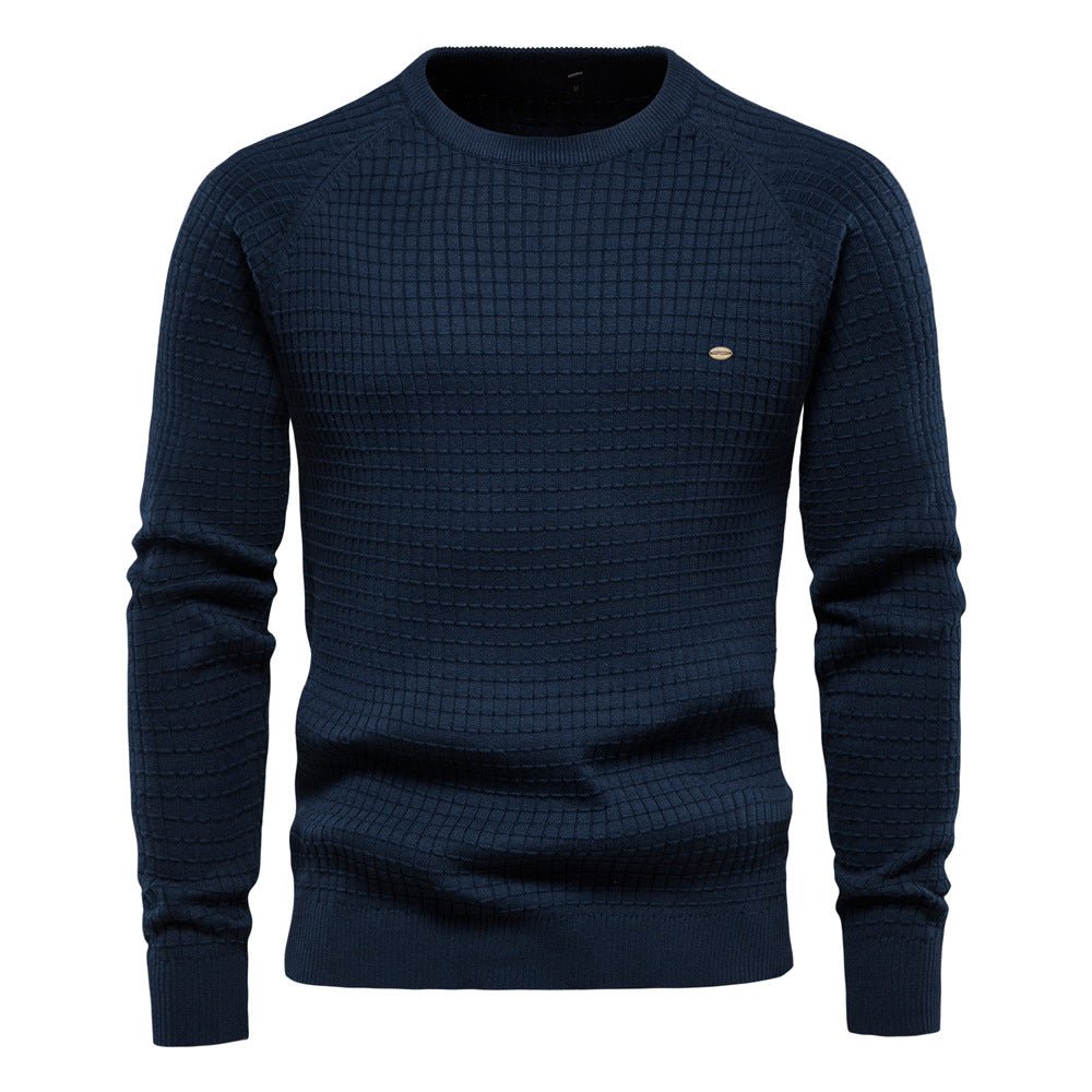 Ross - Men's Structured Spring Sweater with langen Sleeves