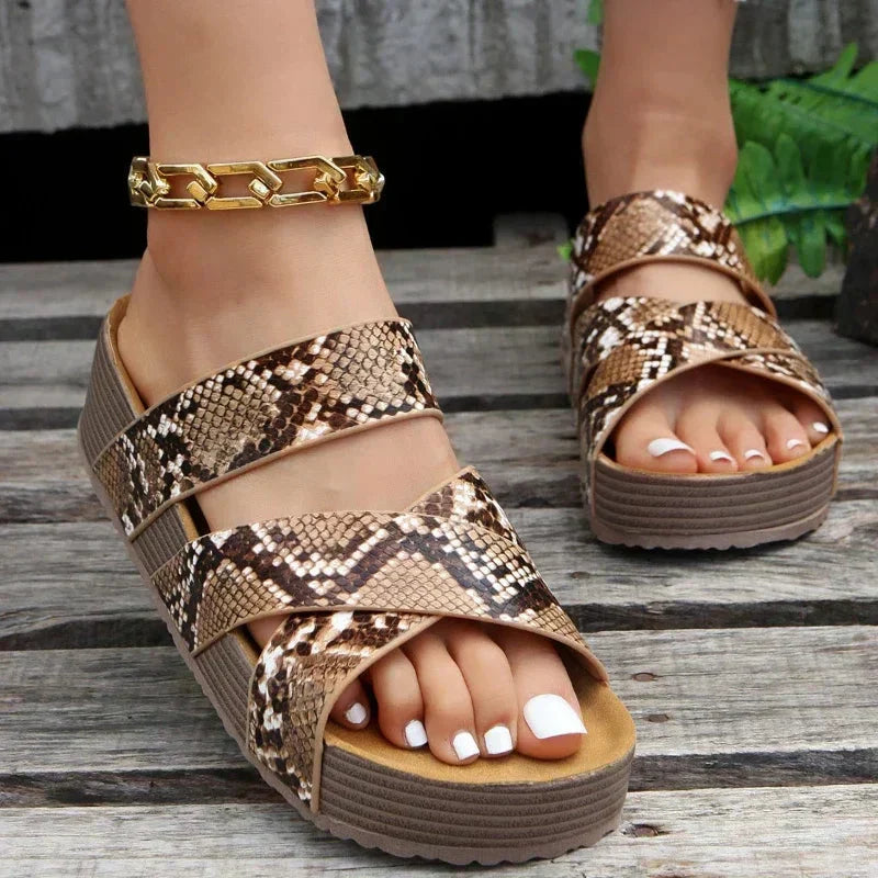 Blake - Women's Orthopedic Plateau-Sandals for Summer