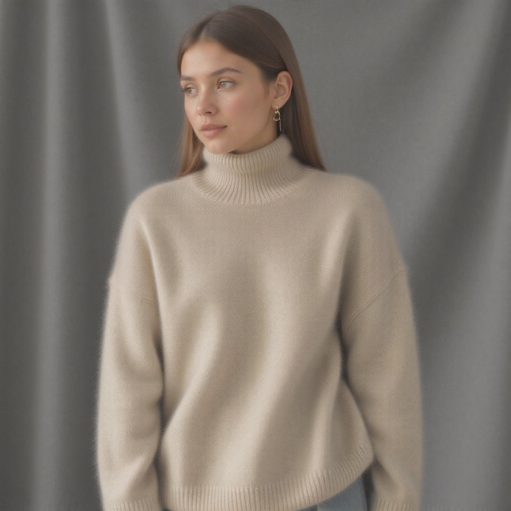 Dawn - Women's Spring Oversized Turtleneck Sweater