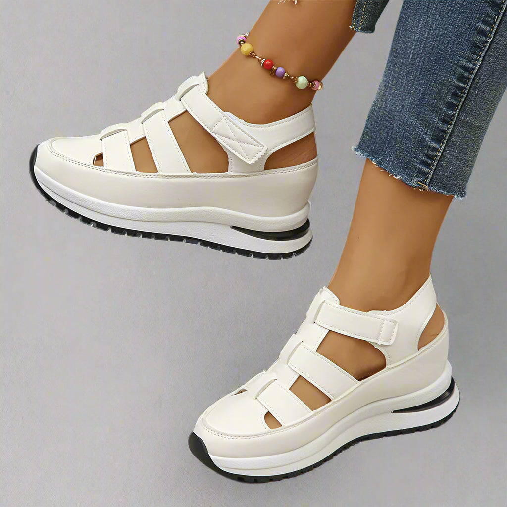 Rachel - Women's Sport Strap Plateau Freizeitsneaker