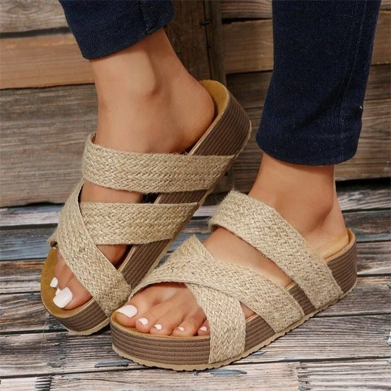 Blake - Women's Orthopedic Plateau-Sandals for Summer