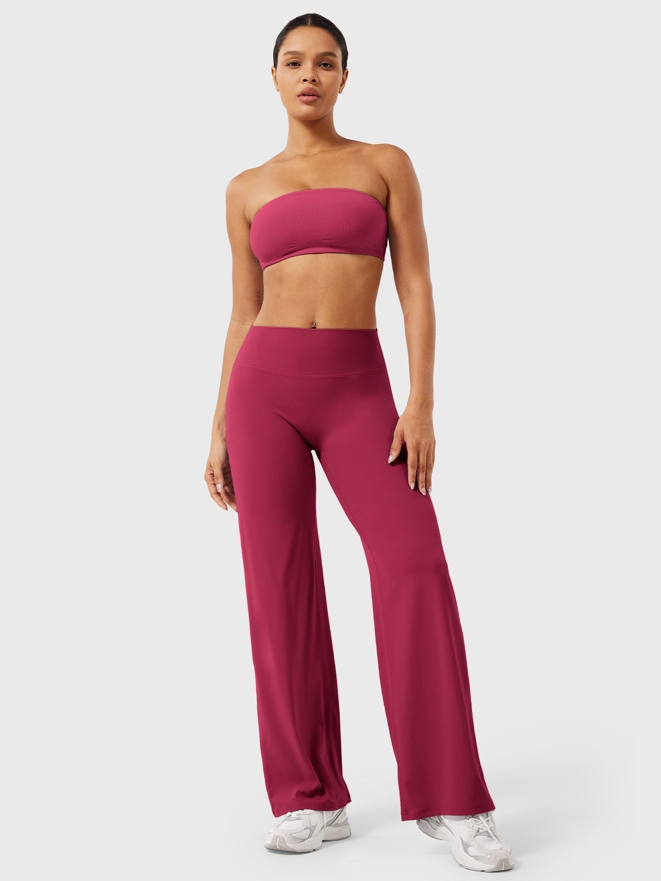 Ruby - Women's Summer Schlaghose with High Waist