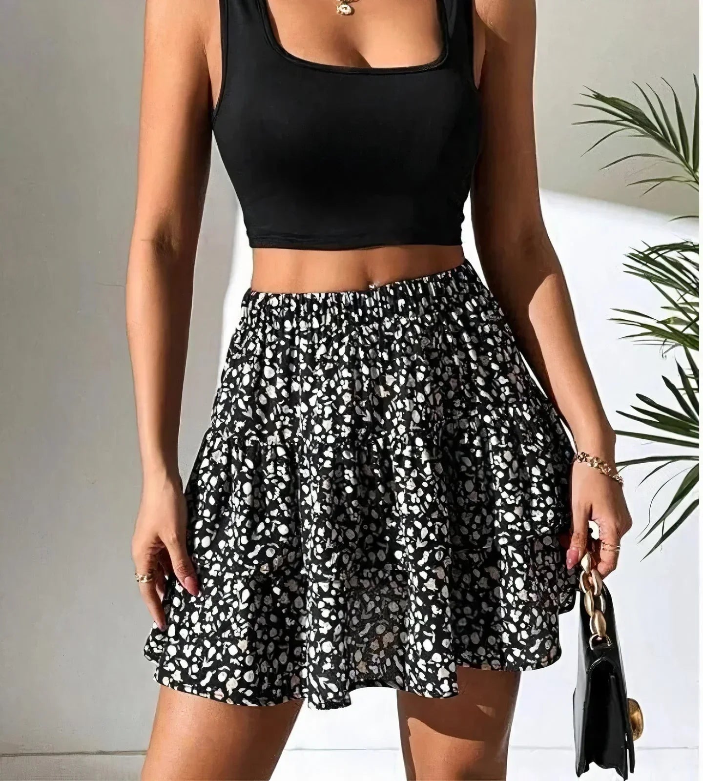 Michelle - Women's Spring-Mini Dress in Rockstil