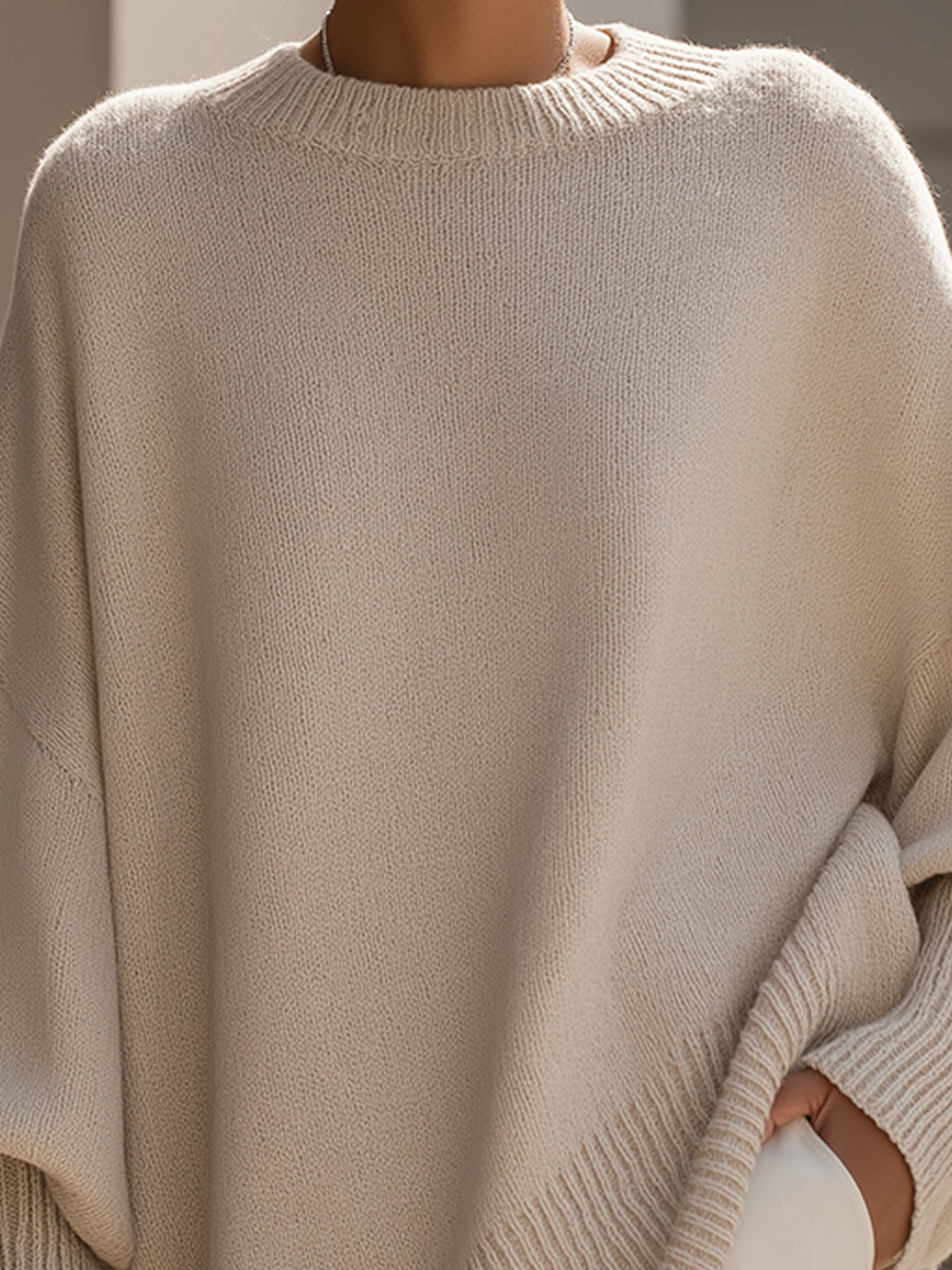 Sophia - Women's Elegant Oversized Sweater