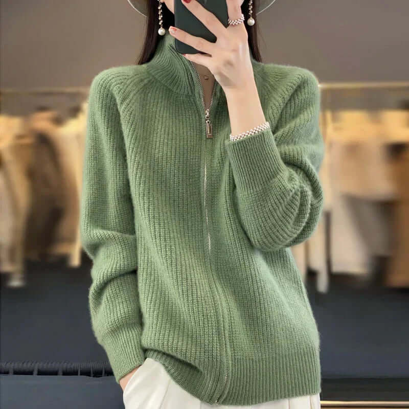 Joanna - Women's Classic Cardigan with Long Sleeve