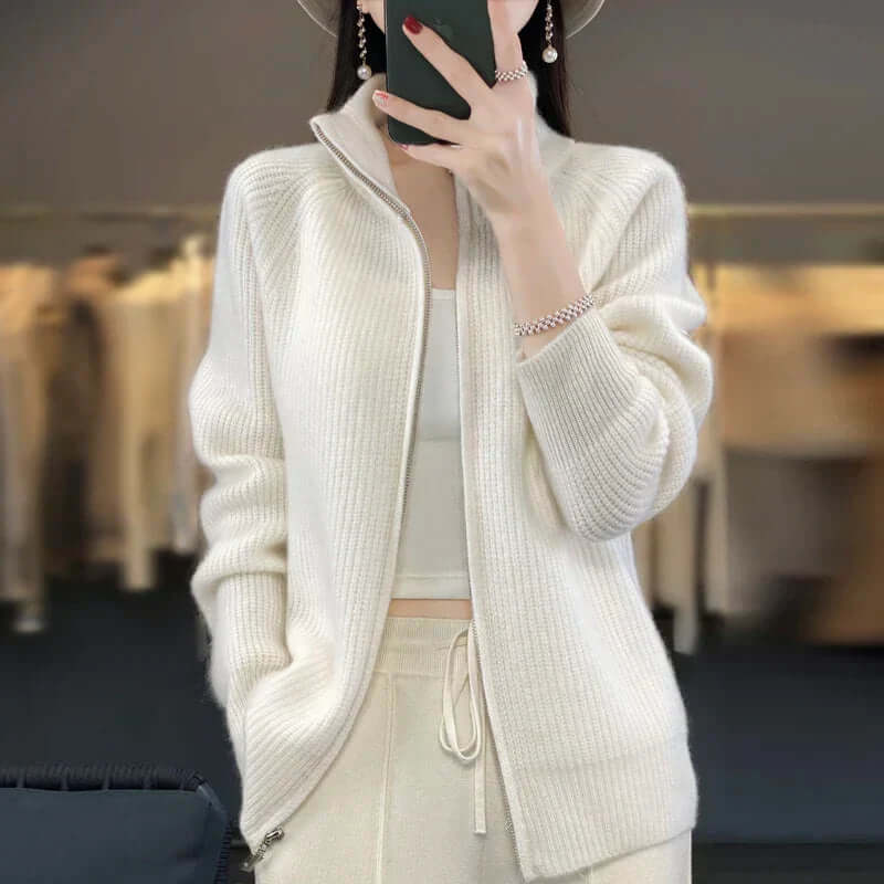 Joanna - Women's Classic Cardigan with Long Sleeve