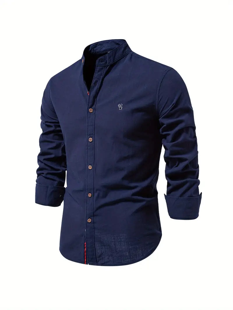 Laura - Men's Spring Casual Shirt with Buttons