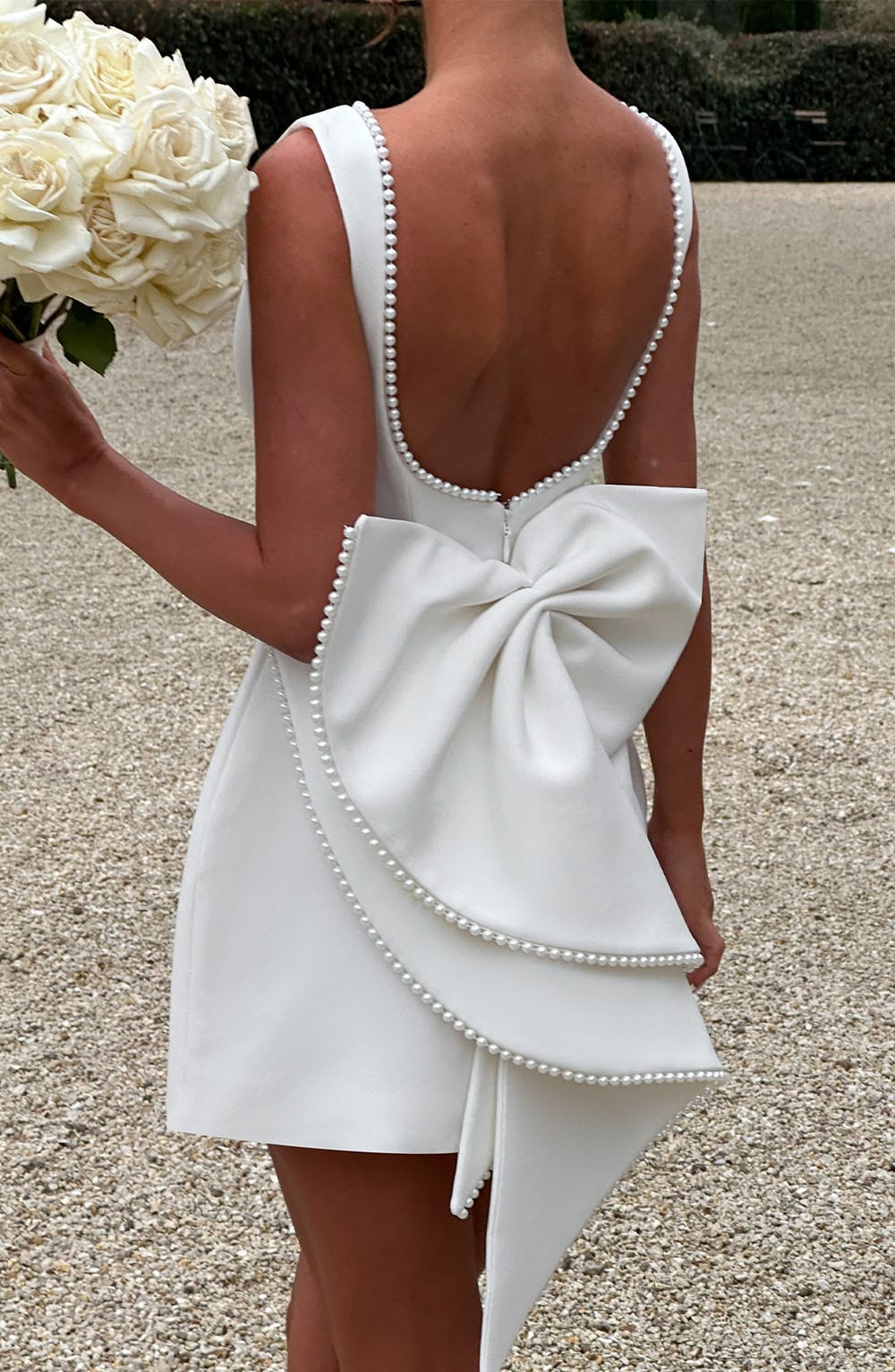 Pamela - Women's Strukturiertes Mini Dress for Wedding Guests
