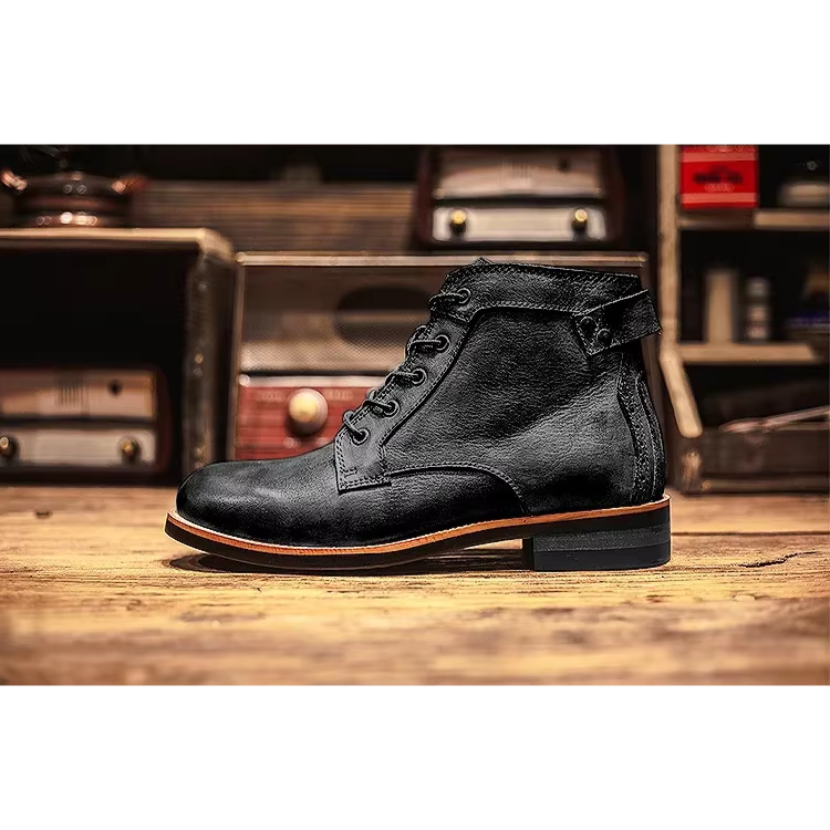 Ethan - Men's Casual Lace-Up Ankle Boots bis zum Ankle