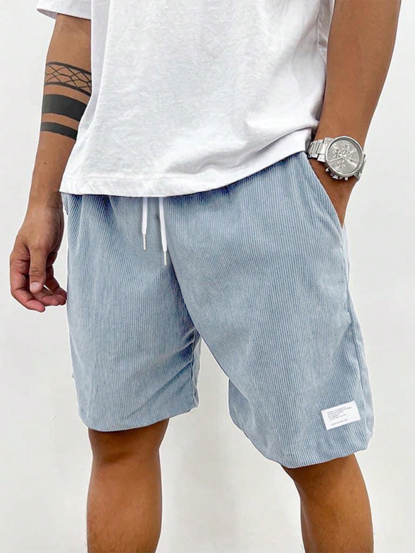 Oliver - Men's Casual-Shorts with Relaxed Fit and Drawstring