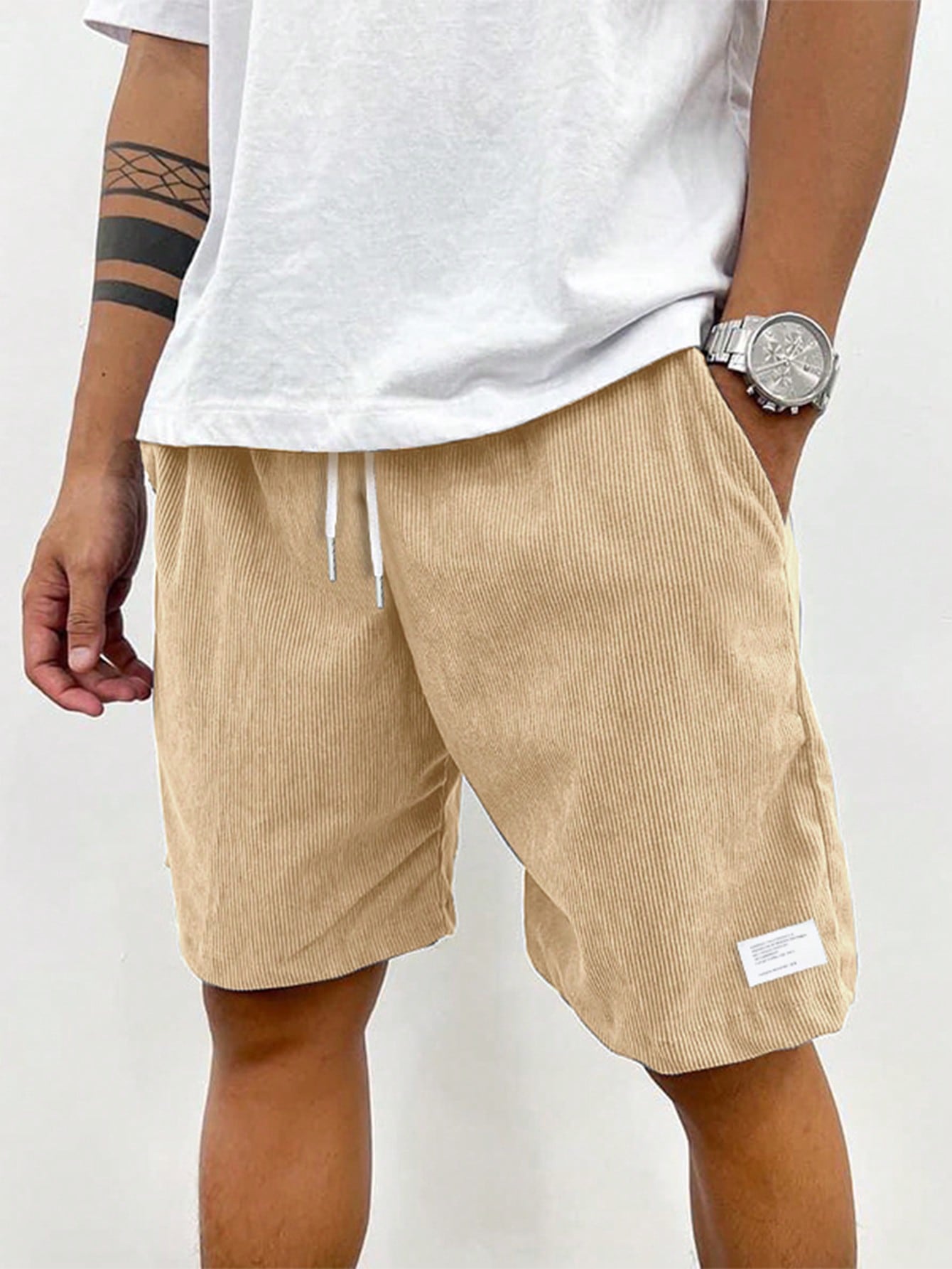 Oliver - Men's Casual-Shorts with Relaxed Fit and Drawstring