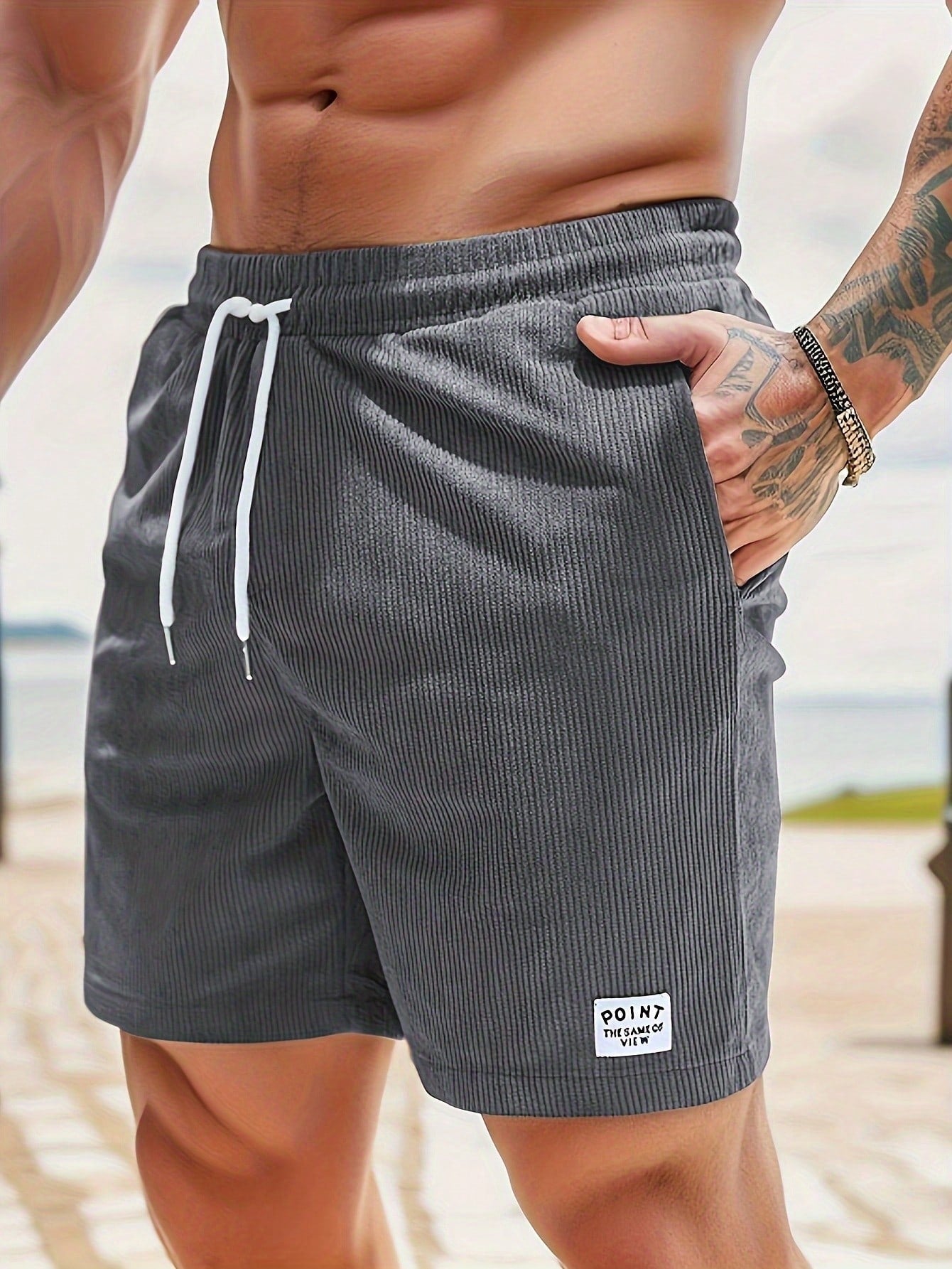 Oliver - Men's Casual-Shorts with Relaxed Fit and Drawstring