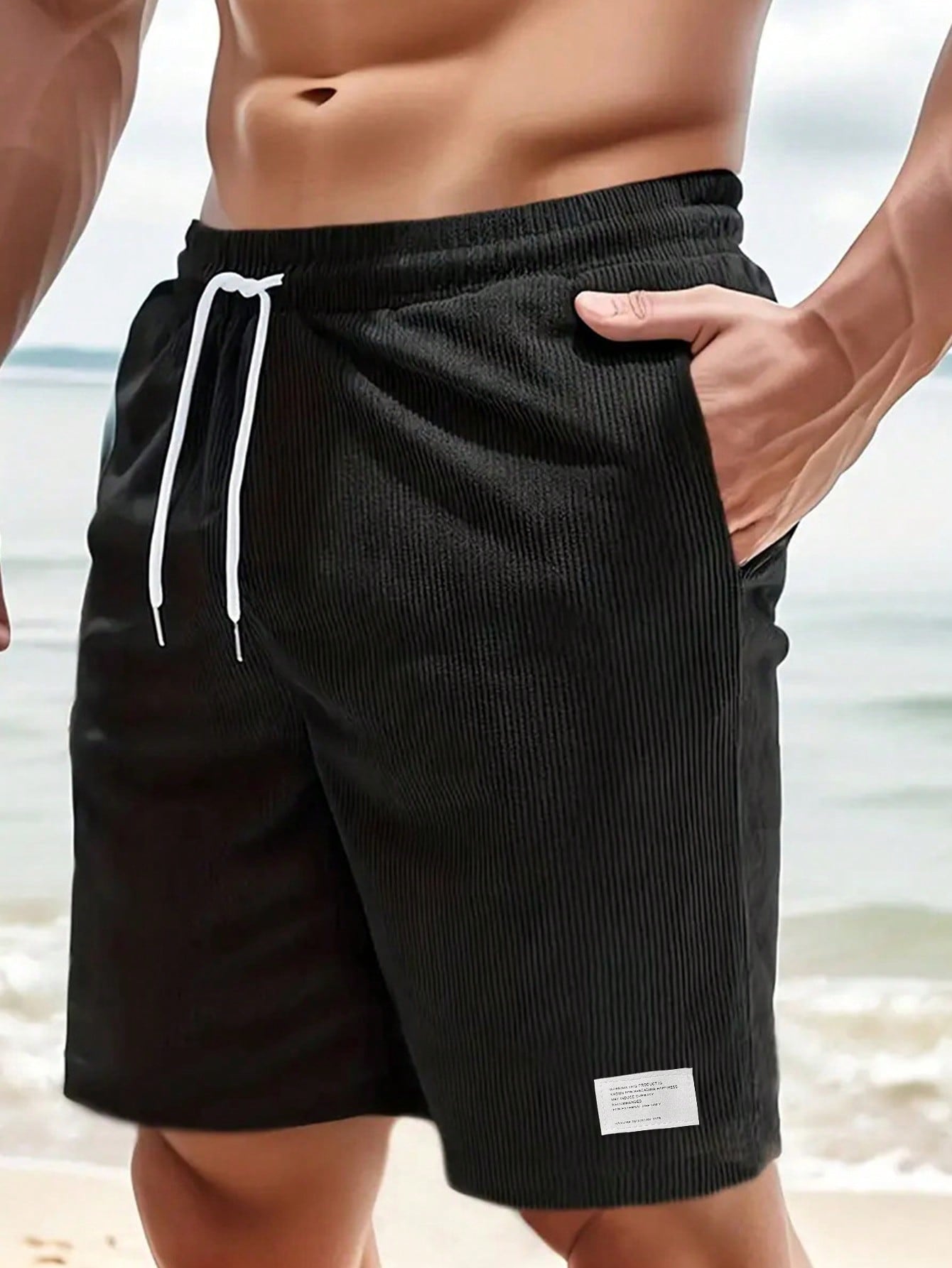 Oliver - Men's Casual-Shorts with Relaxed Fit and Drawstring