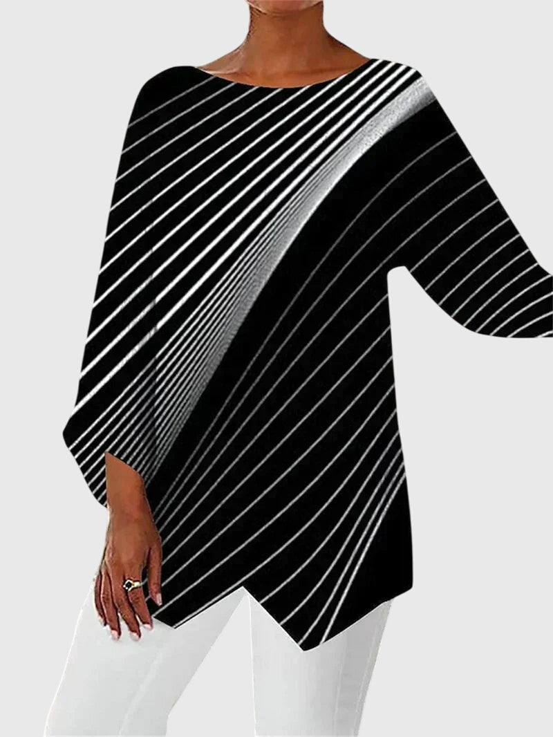 Rosie - Women's Langarmtop with Schmetterlingsmuster