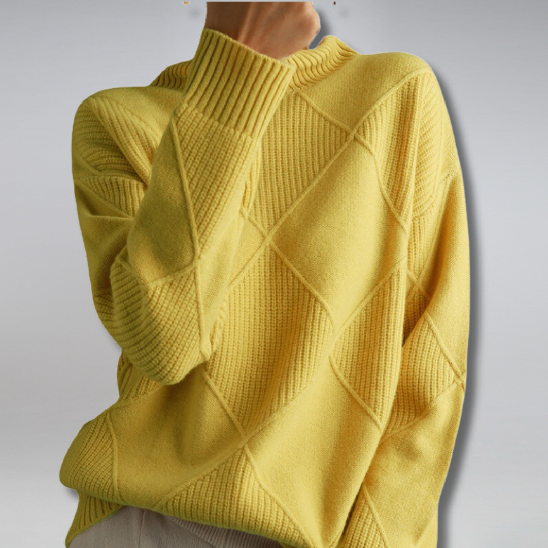 Margaret - Women's Spring Turtleneck Sweater