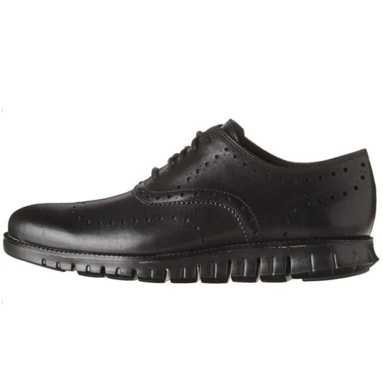 Henry - Men's Brogue-Lace-Up Shoes with Wingtip
