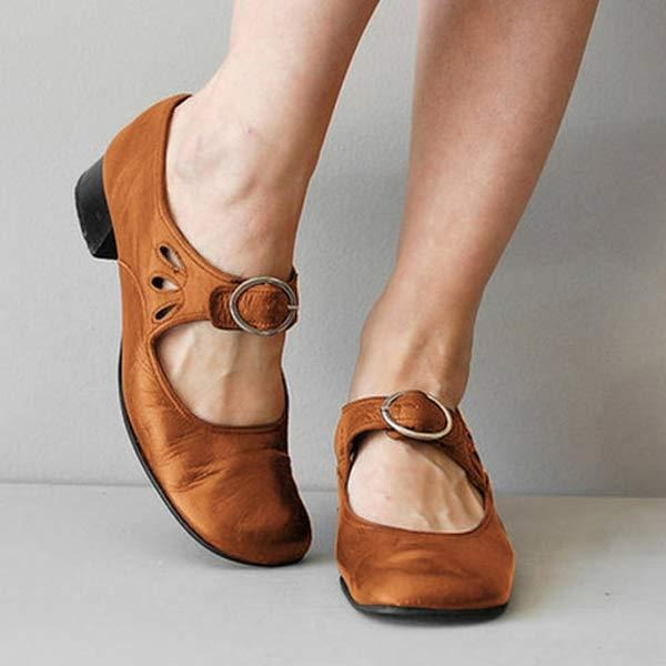 Rebecca - Women's Spring Shoes with Schnallenriemen