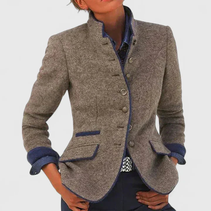 Olivia - Women's Formal Cardigan with Button Placket