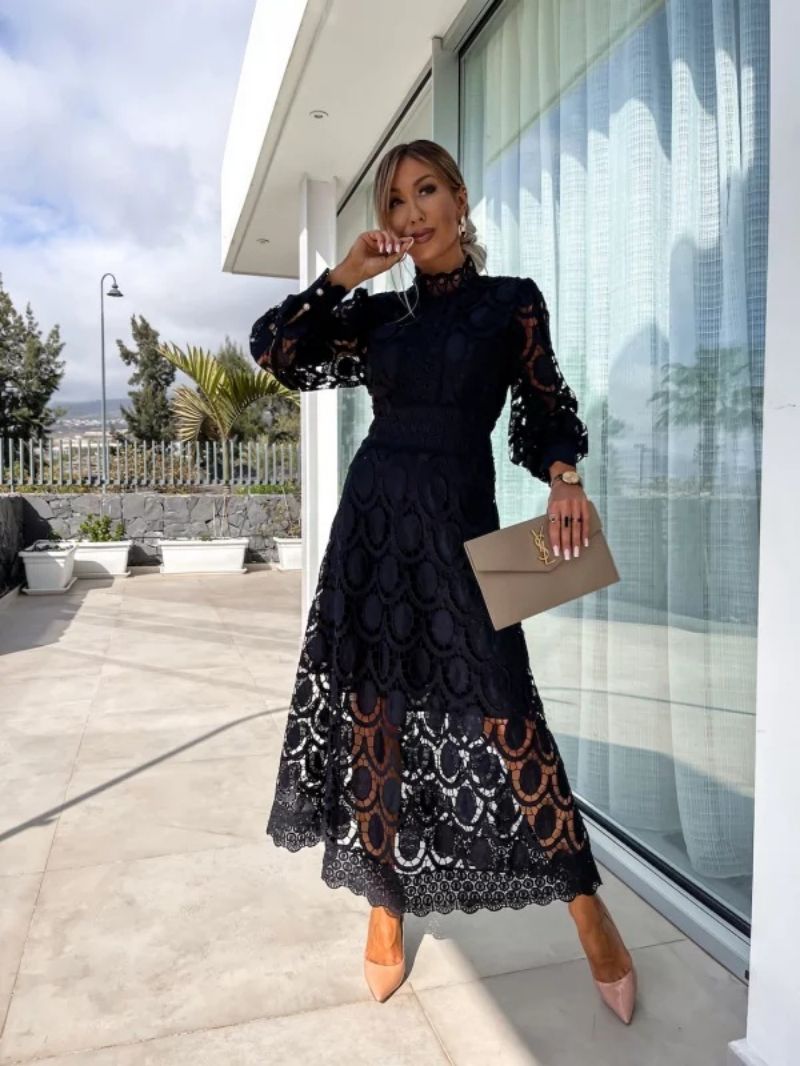 Alice - Women's Elegant Long Sleeve-Party-Dress