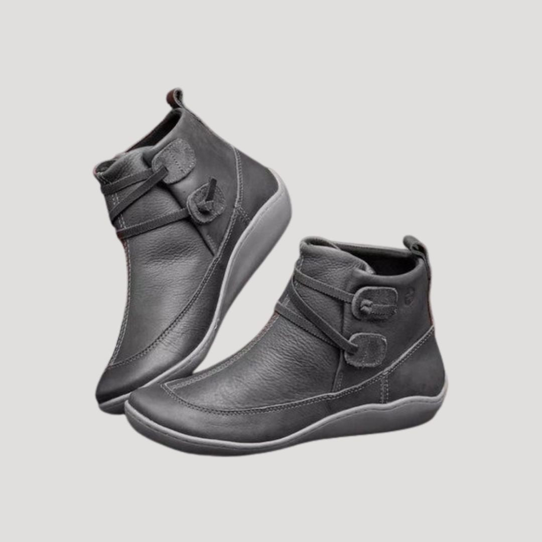 Victoria - Women's Spring Casual Ankle Strap Boots