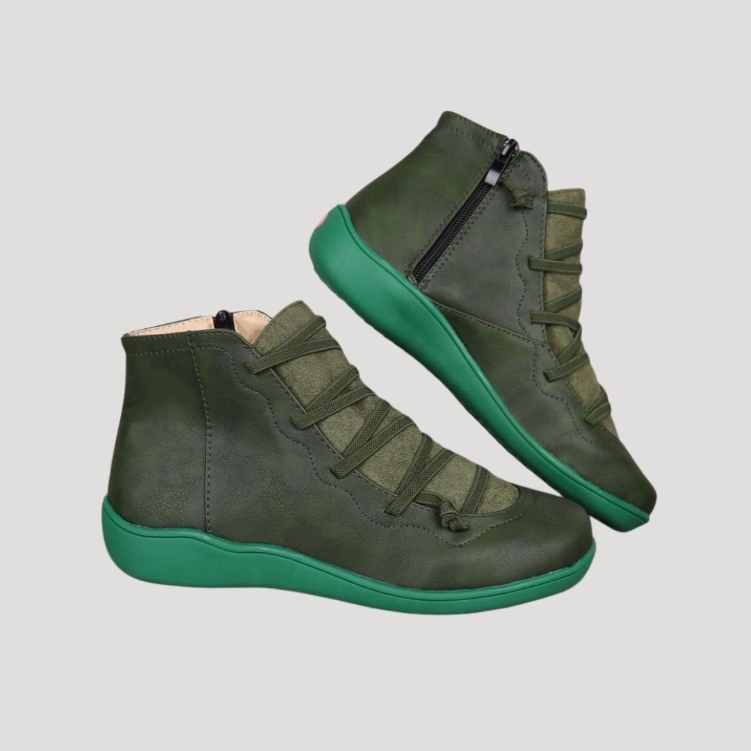 Victoria - Women's Spring Casual Ankle Strap Boots