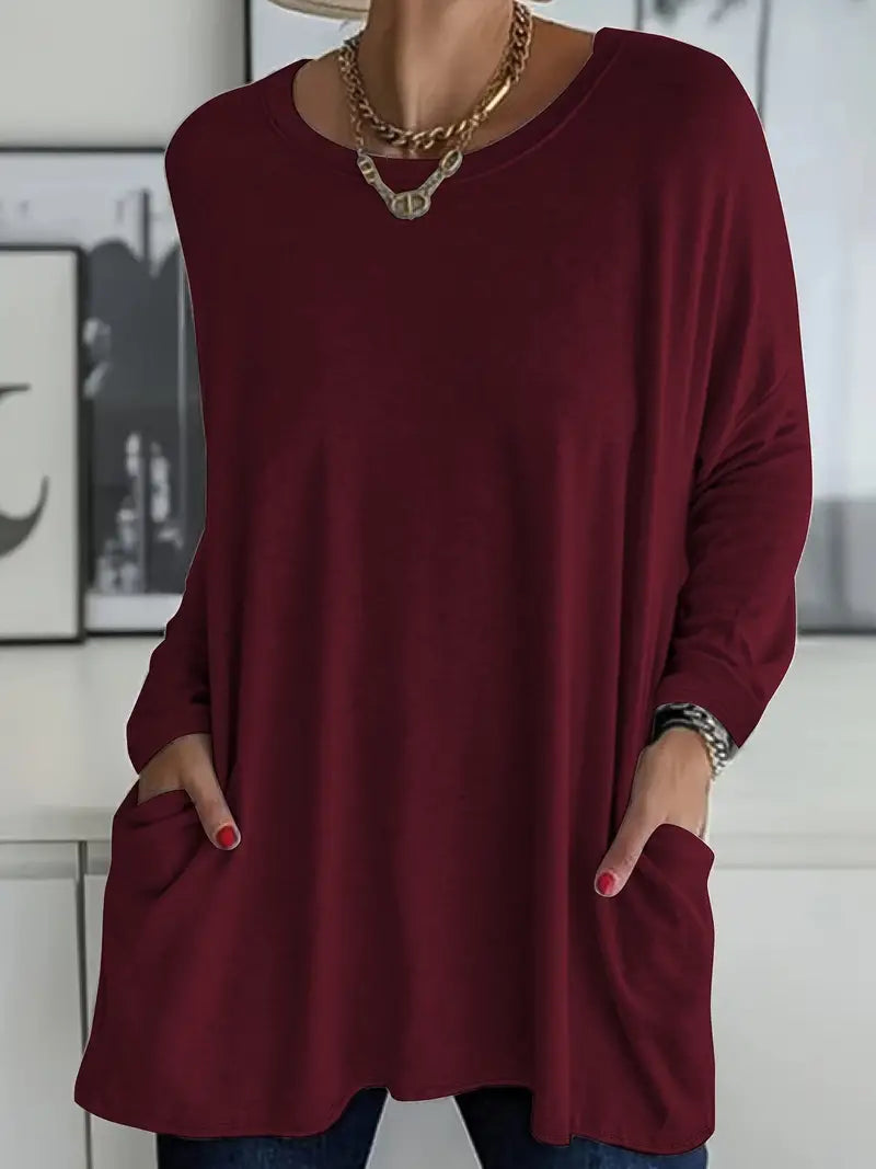 Maxine - Women's Relaxed Long Sleeve Shirt