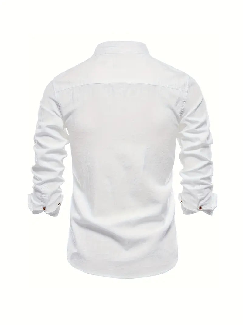 Laura - Men's Spring Casual Shirt with Buttons