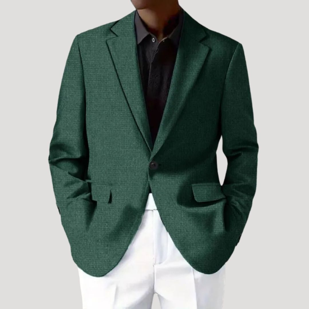 Grant - Men's Textured Tailored Casual Blazer